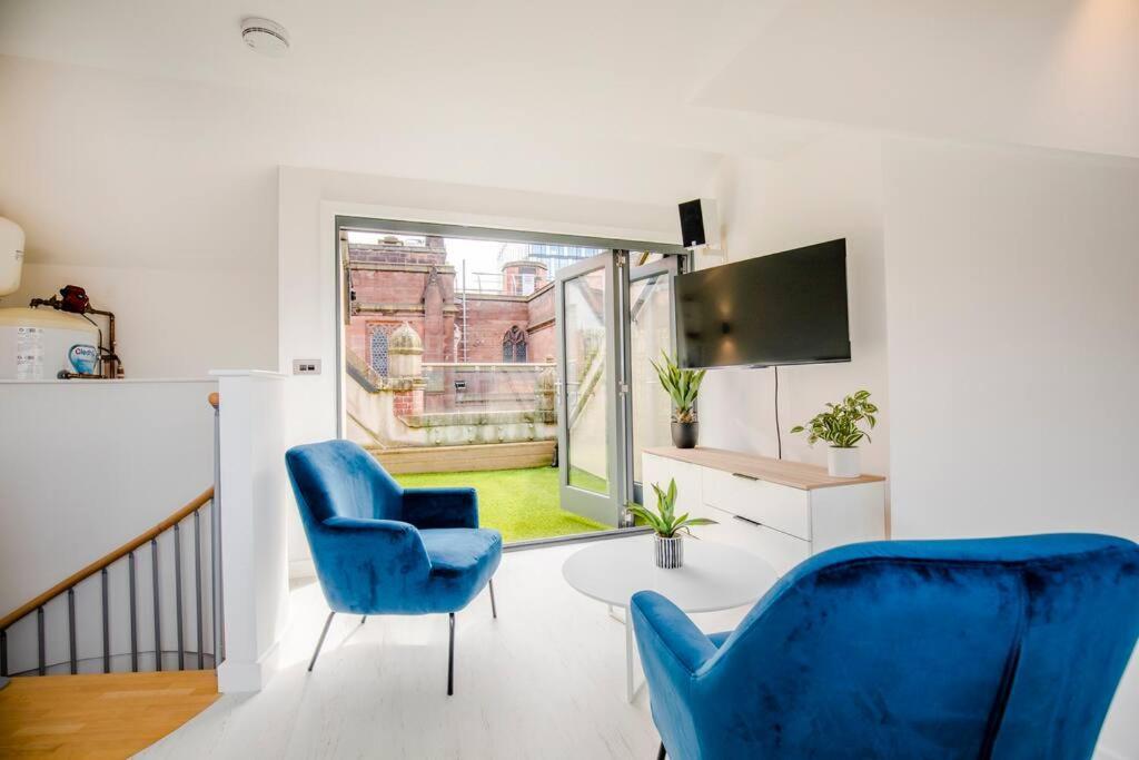 Central Townhouse With Roof Terrace Mánchester Exterior foto